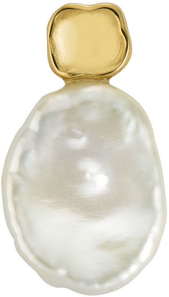 Firetti Perlenanhänger Schmuck Geschenk Gold 333 Halsschmuck Kettenanhänger Anhänger, Made in Germany - mit Keshi-Zuchtperlen von Firetti