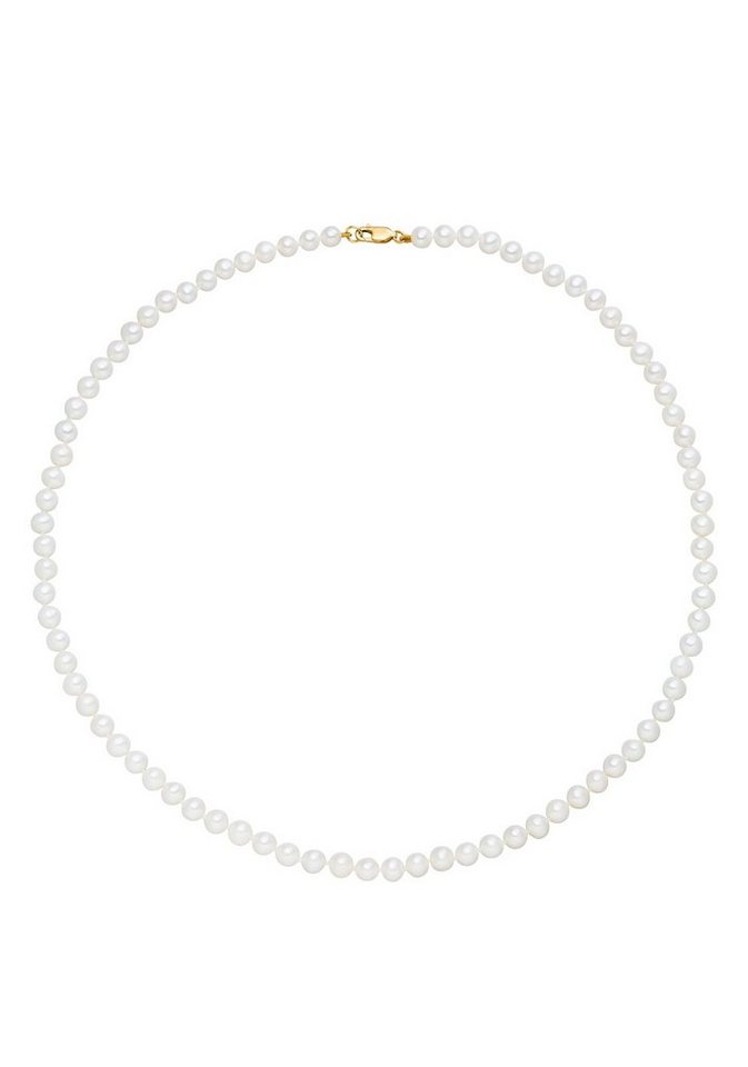 Firetti Perlenkette Schmuck Geschenk Gold 375 Halsschmuck Halskette Perle, Made in Germany - mit Süßwasserzuchtperle von Firetti