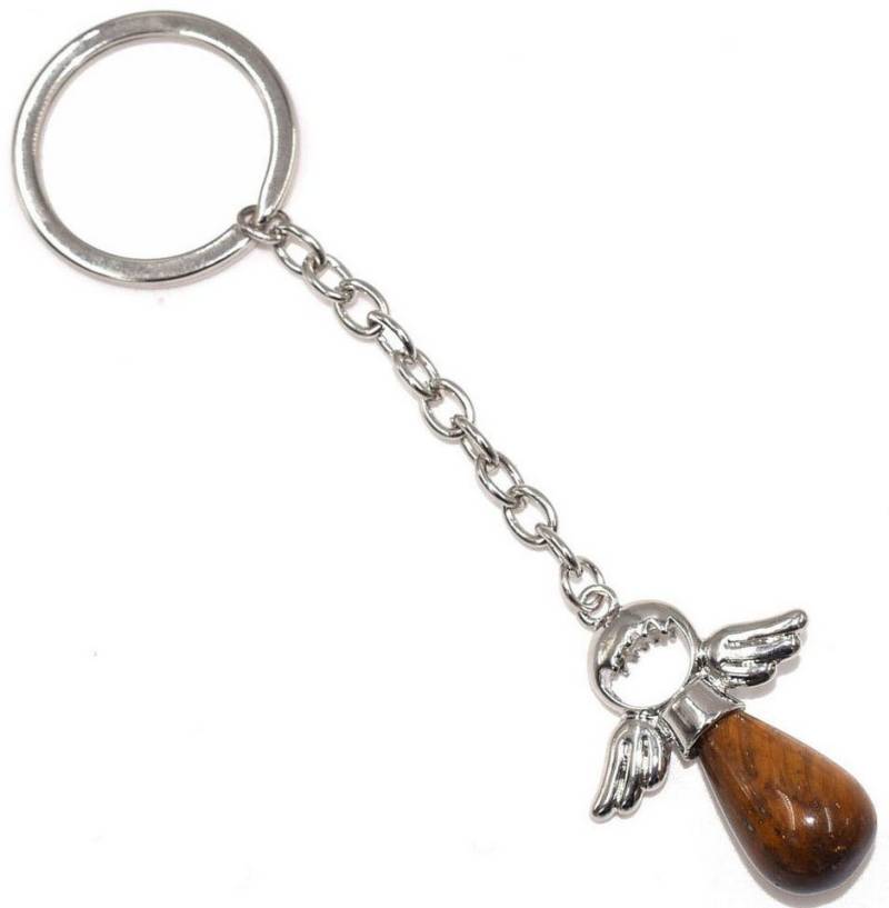 Firetti Schlüsselanhänger Schmuck Geschenk Engel, Schutzengel, mit Aventurin oder Tigerauge von Firetti