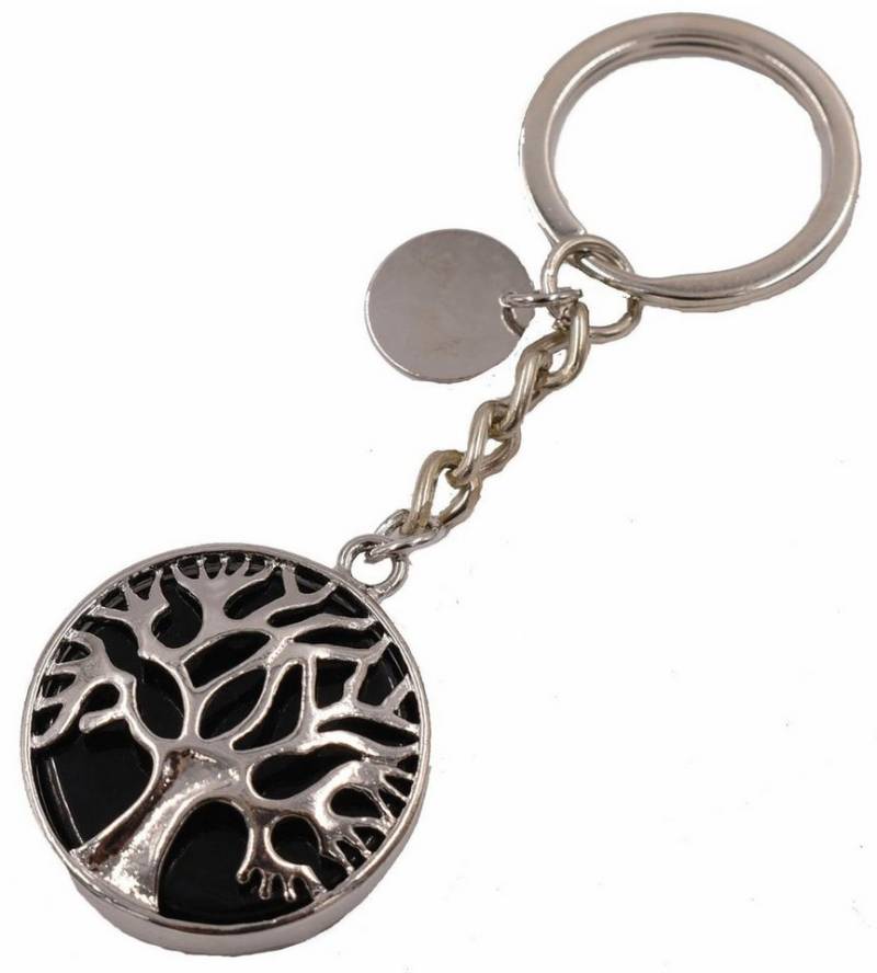 Firetti Schlüsselanhänger Schmuck Geschenk Lebensbaum, mit Rosenquarz, Türkis, Aventurin, Howlith oder Onyx von Firetti