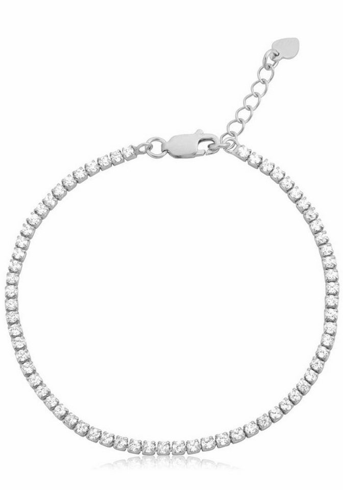 Firetti Armband Schmuck Geschenk Silber 925 Armschmuck Armkette Tennisarmband, mit Zirkonia (synth) von Firetti