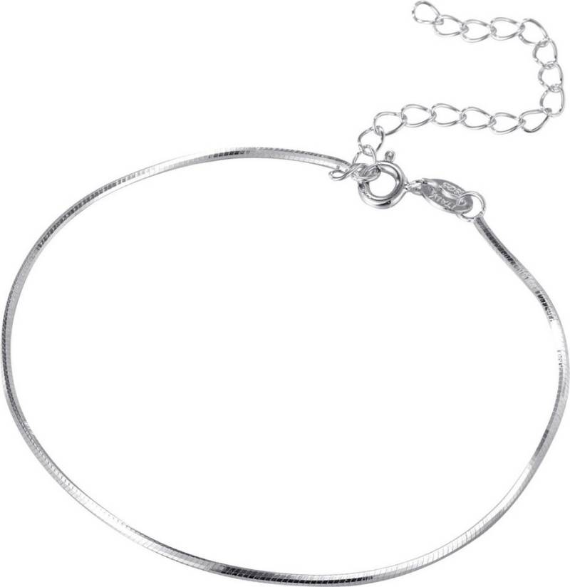 Firetti Silberkette Schmuck Geschenk Silber 925 Armband Kette Fußkette Bauchkette Omega, in verschiedenen Längen erhältlich von Firetti