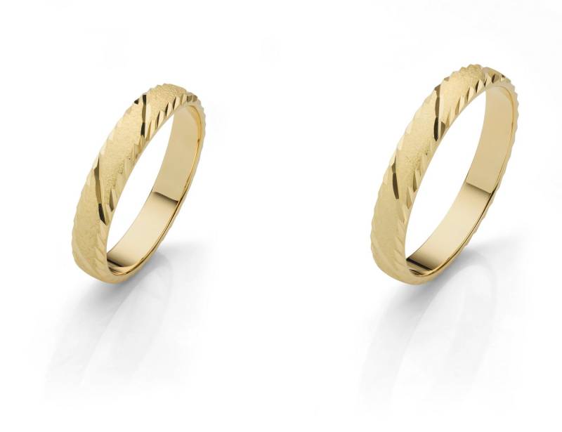 Firetti Trauring Schmuck Geschenk Gold 375 Hochzeit Ehering Partnerring "LIEBE", Made in Germany von Firetti