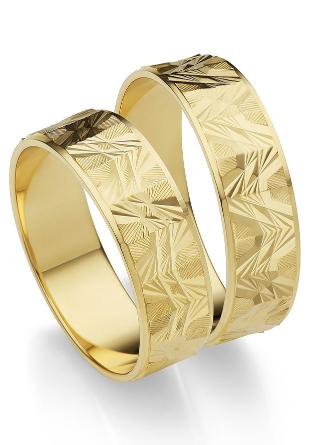 Firetti Trauring Schmuck Geschenk Gold 375 Hochzeit Ehering "LIEBE", Made in Germany von Firetti