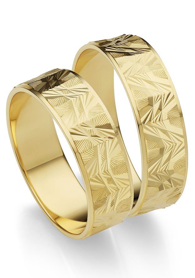 Firetti Trauring Schmuck Geschenk Gold 375 Hochzeit Ehering "LIEBE", Made in Germany von Firetti