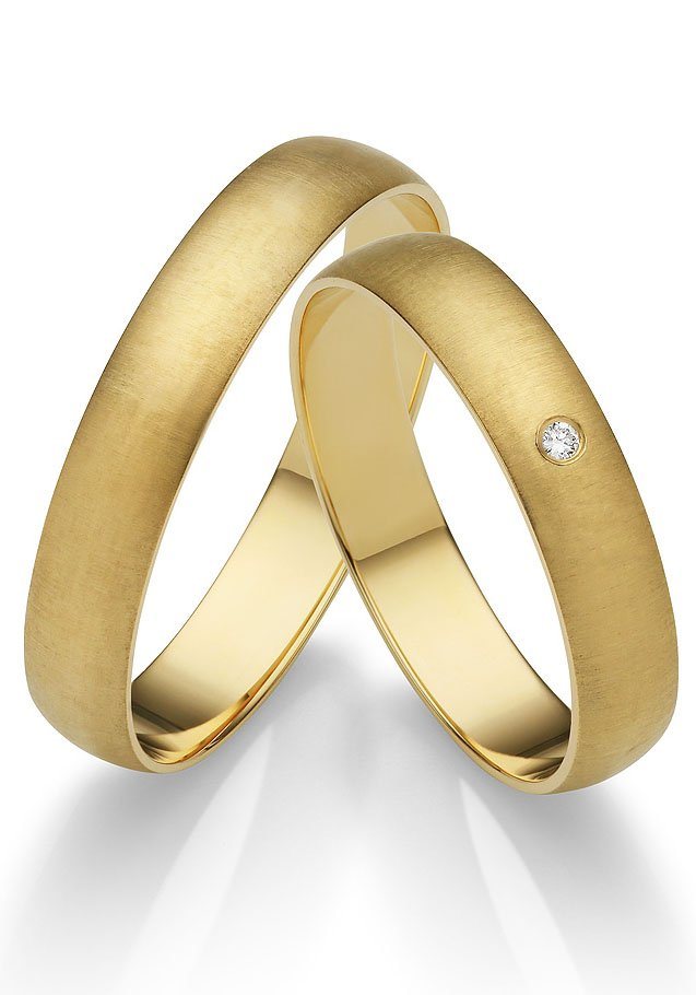 Firetti Trauring Schmuck Geschenk Gold 375 Hochzeit Ehering LIEBE", Made in Germany, wahlweise mit oder ohne Brillant" von Firetti