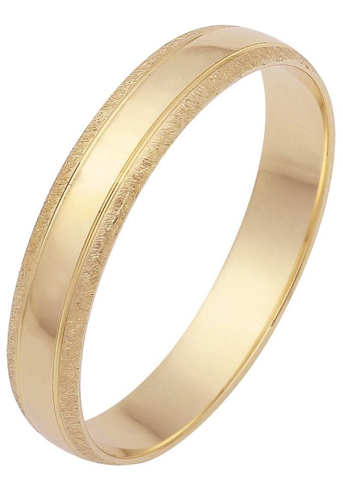 Firetti Trauring Schmuck Geschenk Gold 375 Hochzeit Ehering Trauring LIEBE", Made in Germany, wahlweise mit oder ohne Brillant" von Firetti