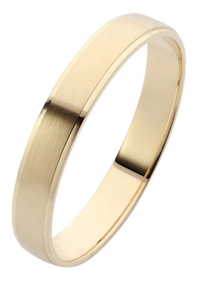 Firetti Trauring Schmuck Geschenk Gold 375 Hochzeit Ehering Trauring LIEBE", Made in Germany, wahlweise mit oder ohne Brillant" von Firetti