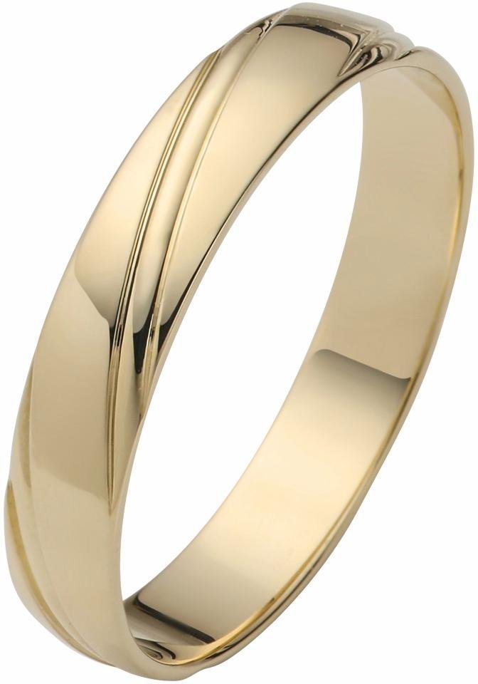 Firetti Trauring Schmuck Geschenk Gold 375 Hochzeit Ehering LIEBE", Made in Germany, wahlweise mit oder ohne Brillant" von Firetti