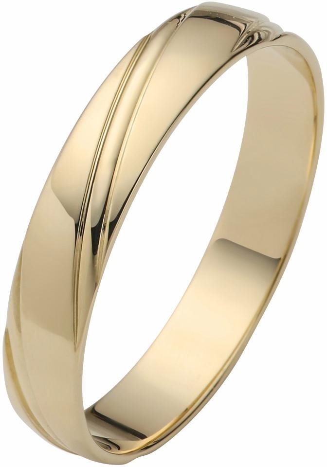 Firetti Trauring Schmuck Geschenk Gold 375 Hochzeit Ehering "LIEBE", Made in Germany, wahlweise mit oder ohne Brillant von Firetti