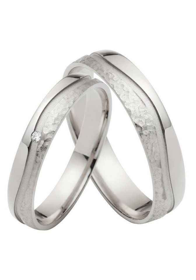 Firetti Trauring Schmuck Geschenk Gold 750 Hochzeit Ehering "LIEBE", Made in Germany, wahlweise mit oder ohne Brillant von Firetti