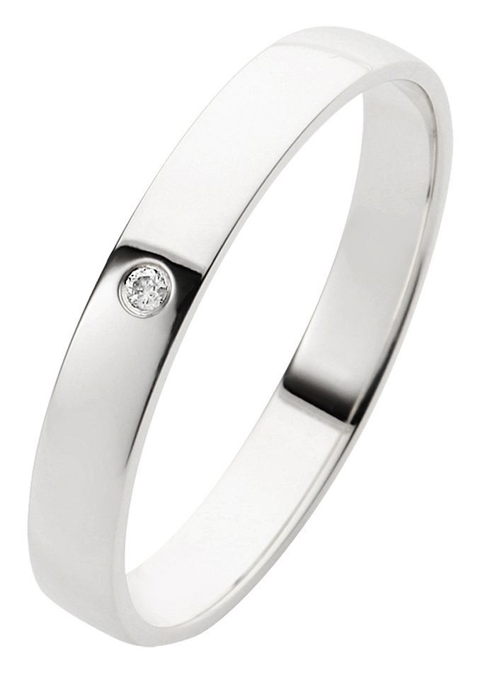 Firetti Trauring Schmuck Geschenk Gold Hochzeit Ehering Trauring "LIEBE", Made in Germany, wahlweise mit oder ohne Brillant von Firetti