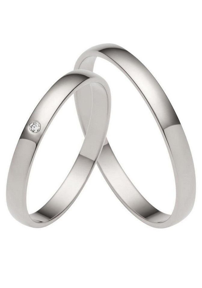 Firetti Trauring Schmuck Geschenk Gold Hochzeit Ehering Trauring "LIEBE", Made in Germany, wahlweise mit oder ohne Brillant von Firetti