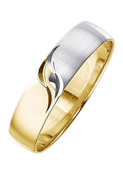 Firetti Trauring Schmuck Geschenk Gold 375 Hochzeit Ehering Trauring LIEBE", wahlweise mit oder ohne Brillant" von Firetti