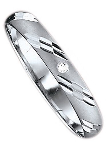 Firetti Trauring Schmuck Geschenk Gold 375 Hochzeit Ehering "LIEBE", Made in Germany, wahlweise mit oder ohne Brillant von Firetti