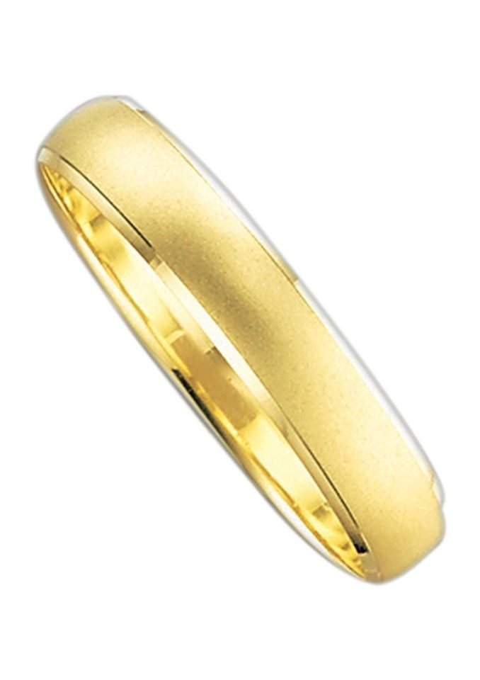 Firetti Trauring Schmuck Geschenk Gold 375 Hochzeit Ehering Trauring "LIEBE", Made in Germany, wahlweise mit oder ohne Brillant von Firetti