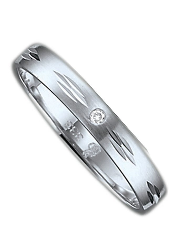 Firetti Trauring Schmuck Geschenk Gold 375 Hochzeit Ehering Trauring "LIEBE", Made in Germany, wahlweise mit oder ohne Brillant von Firetti