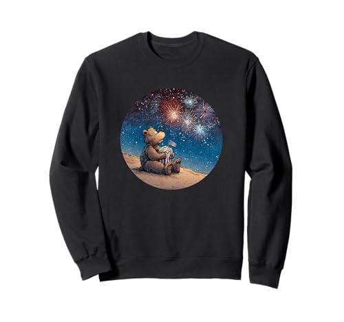 Cooles USA-Feuerwerk mit Bär Kostüm für Erwachsene und Kinder Sweatshirt Cooles USA-Feuerwerk mit Bär Kostüm für Erwachsene und Kinder Sweatshirt von Firework Bear Outfit