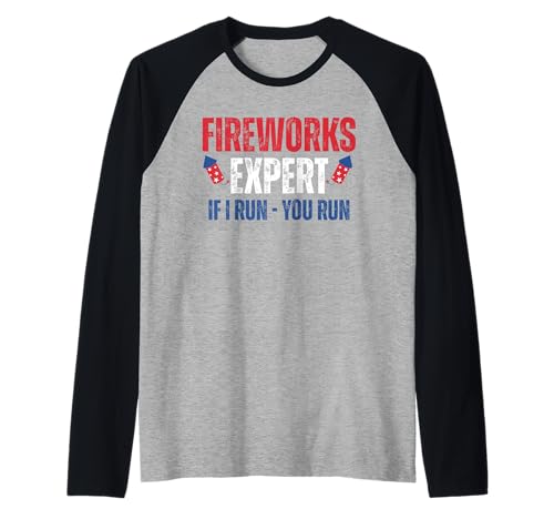 Fireworks Expert If I Run You Run Funny 4th Of Juli Men Raglan Fireworks Expert If I Run You Run Funny 4th Of Juli Men Raglan von Fireworks Expert If I Run You Run