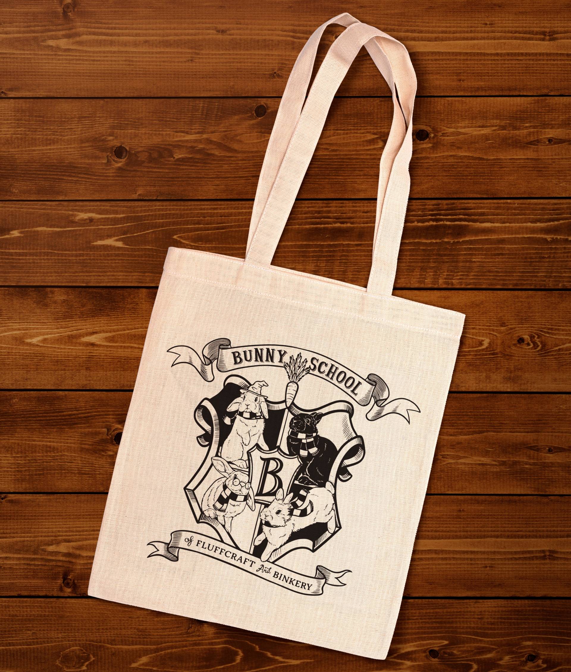 stofftasche Kaninchen Schule stofftasche Kaninchen Schule von FirlefanzDesign