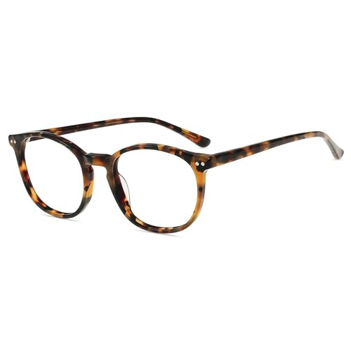 Firmoo Blaulichtfilter Brille Damen Herren Entspiegelte Computer Brille Anti Augenmüdigkeit Blaulicht Schutzbrille gegen Kopfschmerzen UV Blaufilter Brille für Bildschirme von Firmoo