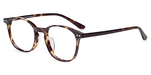 Firmoo Blaulichtfilter Brille ohne Sehstärke Damen Entspiegelte Computer Brille Anti Augenmüdigkeit Blaulicht Schutzbrille gegen Kopfschmerzen UV Blaufilter Brille für Bildschirme von Firmoo