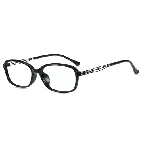 Firmoo Blaulichtfilter Lesebrille 1.0x Damen Rechteckige Rahmen Hohle Metall Akzente lesebrille Anti Blaulicht Lesehilfe Sehhilfe Brille TR90 von Firmoo