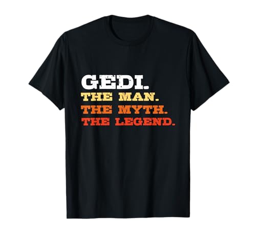Gedi The Man The Myth The Legend | Firmgedi Taufged Gödi T-Shirt Gedi The Man The Myth The Legend | Firmgedi Taufged Gödi T-Shirt von Firmpate Firmonkel Geschenke