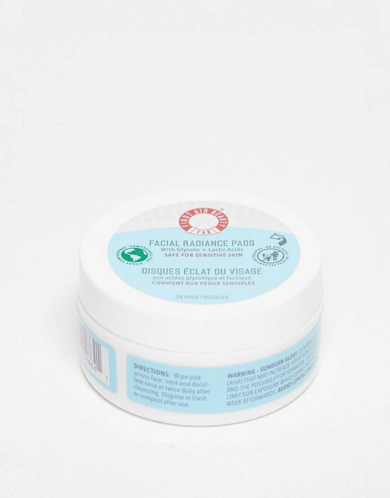 First Aid Beauty - Facial Radiance Pads - Pflegepads mit Glykol- und Milchsäure - 28 Pads-Keine Farbe von First Aid Beauty