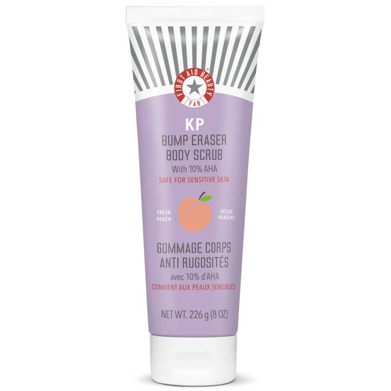 First Aid Beauty KP Bump Eraser Body Scrub w. 10% AHA 8oz - Peach von First Aid Beauty