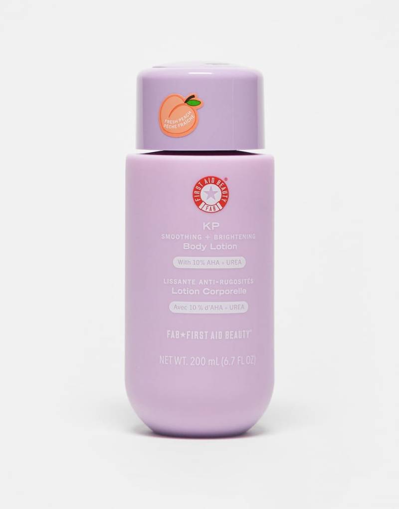 First Aid Beauty - KP Smoothing - Körperlotion mit 10% AHA - Fresh Peach, 200 ml-Keine Farbe von First Aid Beauty