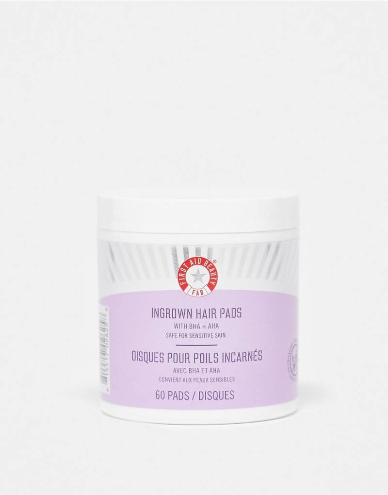 First Aid Beauty - Sehr große Pads gegen eingewachsene Haare mit BHA & AHA, 60 Stck.-Keine Farbe von First Aid Beauty