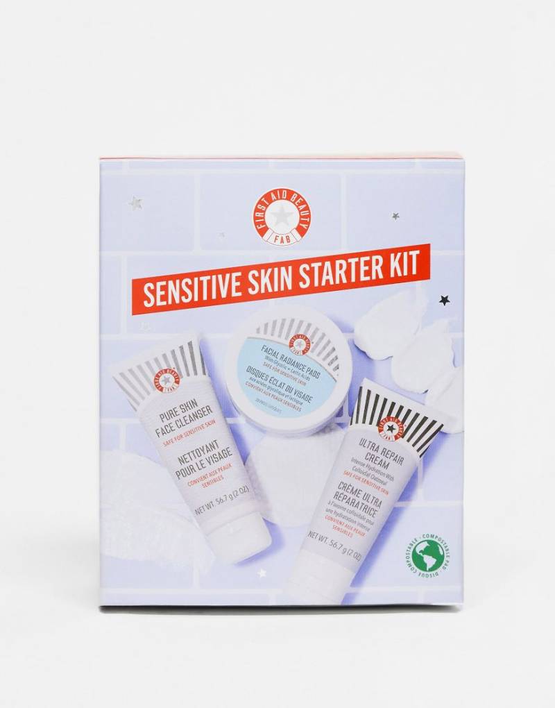First Aid Beauty - Sensitive Skin Starters Kit - Hautpflege-Set für empfindliche Haut 31% Rabatt-Keine Farbe von First Aid Beauty