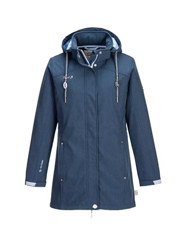 First B Damen Softshelljacke Anni, Funktionsjacke, Winddicht, wasserfest, atmungsaktiv von First B