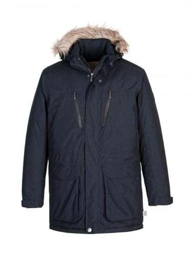 First B Herren Funktionsjacke Alrik, Übergangsjacke, Parka, wasserdicht, winddicht, atmungsaktiv navymel XL von First B