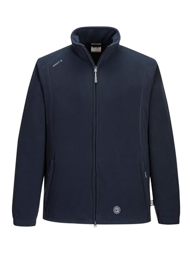 First B Herren Fleecejacke Andreas, Windbreaker, Outdoorjacke, Campingjacke, Freizeitjacke, atmungaktiv, schnelltrocknend navy L von First B