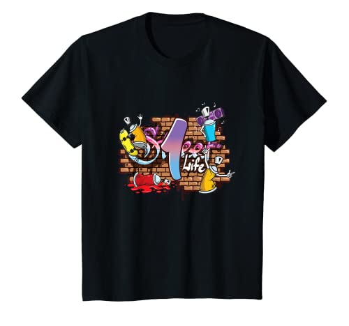 Kinder Graffiti-Kunstspray zum 1. Geburtstag "Born In 2019" T-Shirt Kinder Graffiti-Kunstspray zum 1. Geburtstag "Born In 2019" T-Shirt von First Birthday Graffitis Graffiti Tag Anniversary