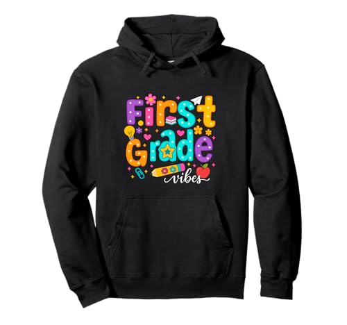 Preppy First Grade Vibes Back to School 1. Klasse Mädchen Jungen Pullover Hoodie Preppy First Grade Vibes Back to School 1. Klasse Mädchen Jungen Pullover Hoodie von First Day Of Back to School First Grade Vibes tees
