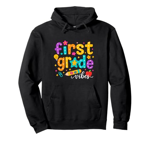 Preppy First Grade Vibes Back to School 1. Klasse Mädchen Jungen Pullover Hoodie Preppy First Grade Vibes Back to School 1. Klasse Mädchen Jungen Pullover Hoodie von First Day Of Back to School First Grade Vibes tees