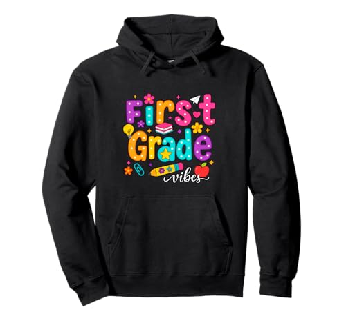 Preppy First Grade Vibes Back to School 1. Klasse Mädchen Jungen Pullover Hoodie Preppy First Grade Vibes Back to School 1. Klasse Mädchen Jungen Pullover Hoodie von First Day Of Back to School First Grade Vibes tees