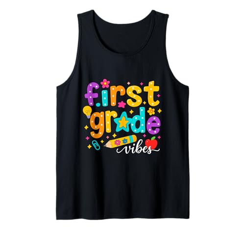 Preppy First Grade Vibes Back to School 1. Klasse Mädchen Jungen Tank Top Preppy First Grade Vibes Back to School 1. Klasse Mädchen Jungen Tank Top von First Day Of Back to School First Grade Vibes tees