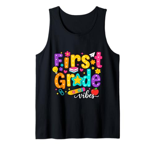 Preppy First Grade Vibes Back to School 1. Klasse Mädchen Jungen Tank Top Preppy First Grade Vibes Back to School 1. Klasse Mädchen Jungen Tank Top von First Day Of Back to School First Grade Vibes tees