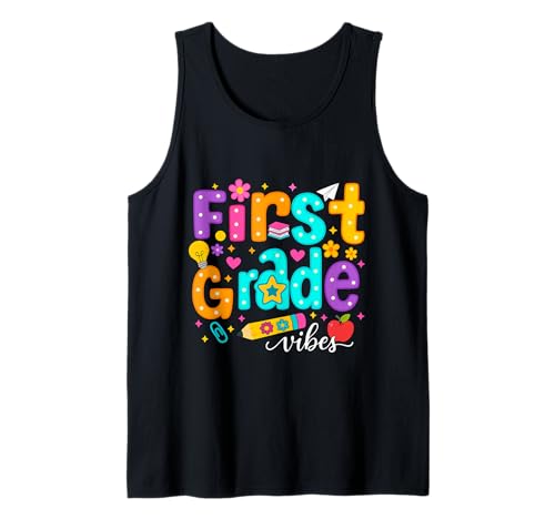 Preppy First Grade Vibes Back to School 1. Klasse Mädchen Jungen Tank Top Preppy First Grade Vibes Back to School 1. Klasse Mädchen Jungen Tank Top von First Day Of Back to School First Grade Vibes tees