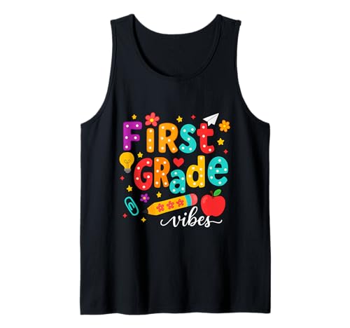 Preppy First Grade Vibes Back to School 1. Klasse Mädchen Jungen Tank Top Preppy First Grade Vibes Back to School 1. Klasse Mädchen Jungen Tank Top von First Day Of Back to School First Grade Vibes tees