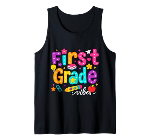 Preppy First Grade Vibes Back to School 1. Klasse Mädchen Jungen Tank Top Preppy First Grade Vibes Back to School 1. Klasse Mädchen Jungen Tank Top von First Day Of Back to School First Grade Vibes tees