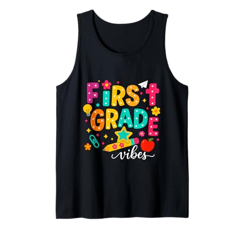 Preppy First Grade Vibes Back to School 1. Klasse Mädchen Jungen Tank Top Preppy First Grade Vibes Back to School 1. Klasse Mädchen Jungen Tank Top von First Day Of Back to School First Grade Vibes tees