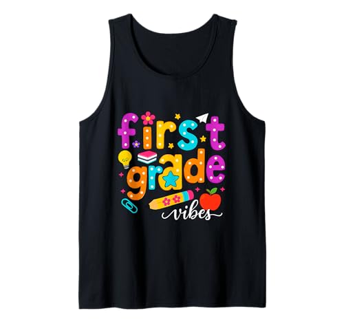 Preppy First Grade Vibes Back to School 1. Klasse Mädchen Jungen Tank Top Preppy First Grade Vibes Back to School 1. Klasse Mädchen Jungen Tank Top von First Day Of Back to School First Grade Vibes tees