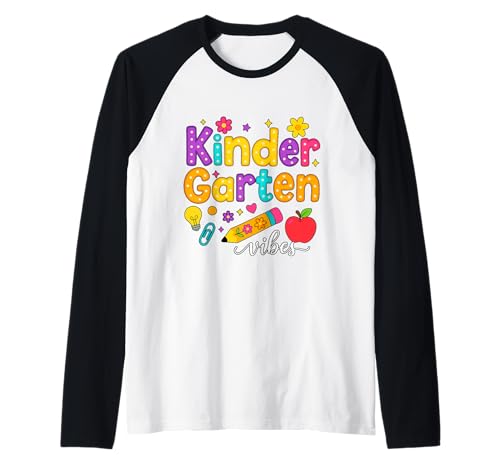 Preppy Kindergarten Back to School Teacher Kinder Mädchen Jungen Raglan Preppy Kindergarten Back to School Teacher Kinder Mädchen Jungen Raglan von First Day Of Back to School Kindergarten Vibes tee