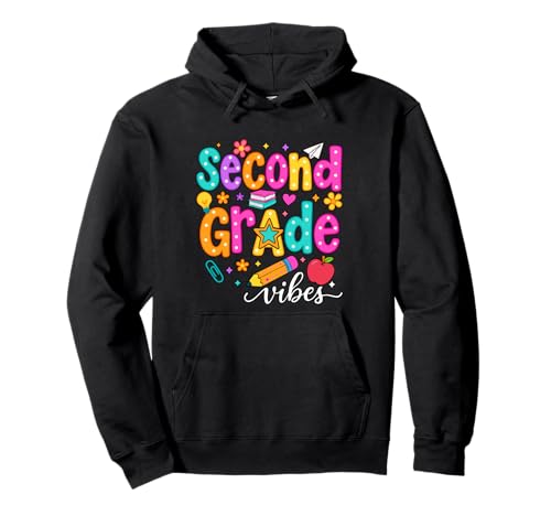 Preppy Second Grade Vibes Back to School, 2. Klasse, Mädchen, Jungen Pullover Hoodie Preppy Second Grade Vibes Back to School, 2. Klasse, Mädchen, Jungen Pullover Hoodie von First Day Of Back to School Second Grade Vibes tee