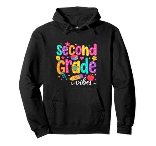 Preppy Second Grade Vibes Back to School, 2. Klasse, Mädchen, Jungen Pullover Hoodie Preppy Second Grade Vibes Back to School, 2. Klasse, Mädchen, Jungen Pullover Hoodie von First Day Of Back to School Second Grade Vibes tee
